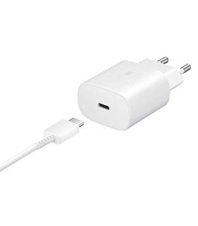 شارژر اورجینال سوپرفست 25 وات سامسونگ با کابل تایپ سی Samsung Travel Adapter Charging EP-TA800