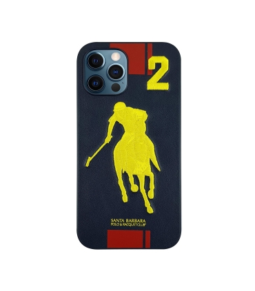 قاب محافظ چرمی اورجینال پولو ایفون Polo Jockey Case Iphone 12pro Max
