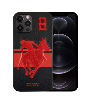 قاب محافظ چرمی اورجینال پولو ایفون Polo Jockey Case Iphone 12pro Max