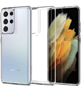 کیس اسپیگن Galaxy S21 Ultra Case Spigen Crystal Hybrid
