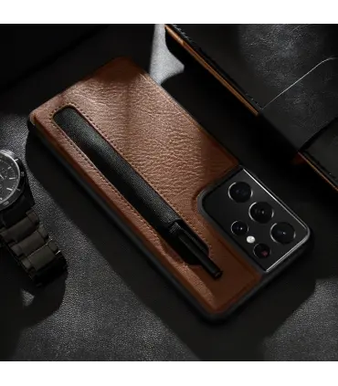 قاب نیلکین سامسونگ Nillkin Aoge Leather case for Samsung Galaxy S21 Ultra