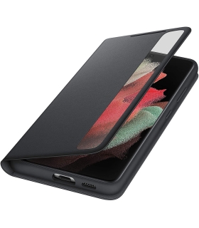 فلیپ کاور هوشمند سامسونگ مدل Clear View Cover  Galaxy S21 Ultra به همراه قلم