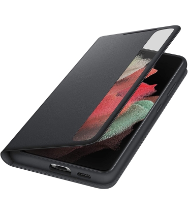 فلیپ کاور هوشمند سامسونگ مدل Clear View Cover  Galaxy S21 Ultra به همراه قلم