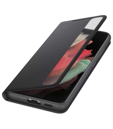 فلیپ کاور هوشمند سامسونگ مدل Clear View Cover  Galaxy S21 Ultra
