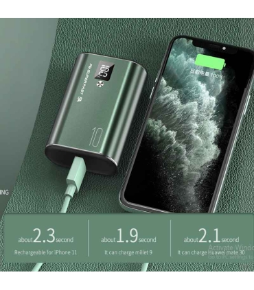 پاوربانک سوپر فست شارژر 10 هزار میلی امپر ترانیو Tranyoo Power Bank F12 SUPER FAST