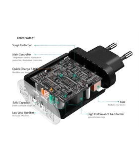 شارژر دیواری آکی مدل Aukey PA-T13 Quick Charge 3