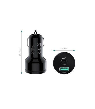 شارژر فندکی آکی Aukey CC-Y9 Car Charger