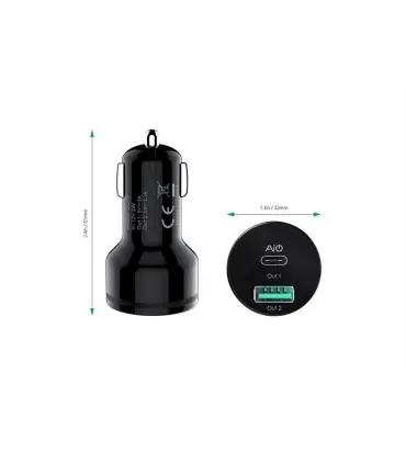 شارژر فندکی آکی Aukey CC-Y9 Car Charger