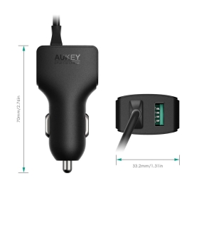 شارژر فندکی آکی Aukey CC-Y4 Car Charger