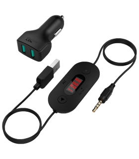 شارژر فندکی آکی مدل BT-F2 همراه FM Transmitter