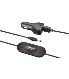 شارژر فندکی آکی مدل BT-F2 همراه FM Transmitter