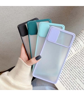 قاب محافظ لنز دار Lens Slider Case For Samsung Galaxy A11