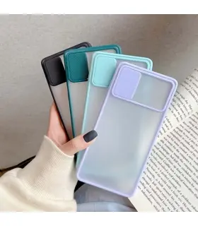 قاب محافظ لنز دار Lens Slider Case For Samsung Galaxy A31
