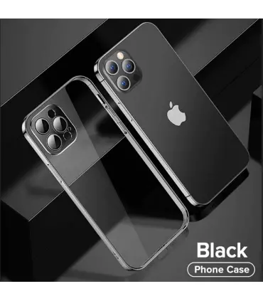 قاب مات محافظ لنز دار QY آیفون Apple iPhone 12 Pro Max مدل Premium Case