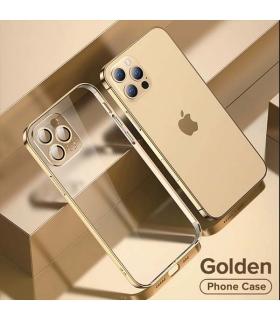 قاب مات محافظ لنز دار QY آیفون Apple iPhone 12 Pro Max مدل Premium Case