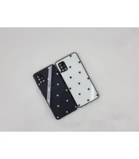 قاب پشت گلس محافظ لنز دار Glass Case Samsung A71