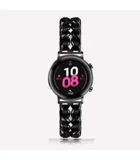 بند استیل ساعت سامسونگ Galaxy Watch Active/Active 2 مدل چرمی زنجیری
