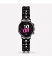 بند استیل ساعت سامسونگ Galaxy Watch Active/Active 2 مدل چرمی زنجیری