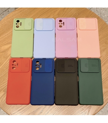قاب سیلیکونی محافظ لنز دار Slide Camera Lens Case xiaomi Note9 pro/Note9s