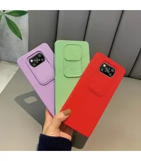 قاب سیلیکونی محافظ لنز دار Slide Camera Lens Case xiaomi mi 11lite