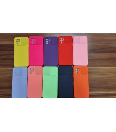 قاب سیلیکونی محافظ لنز دار Slide Camera Lens Case Samsung A32 4G