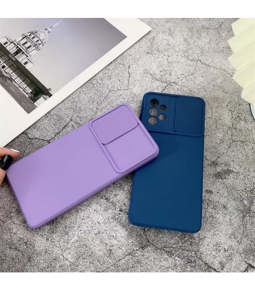 قاب سیلیکونی محافظ لنز دار Slide Camera Lens Case Samsung A32 4G