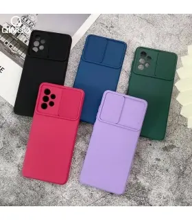 قاب سیلیکونی محافظ لنز دار Slide Camera Lens Case Samsung A72
