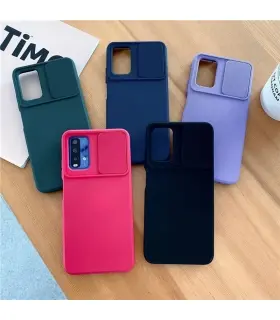 قاب سیلیکونی محافظ لنز دار Slide Camera Lens Case Samsung A72