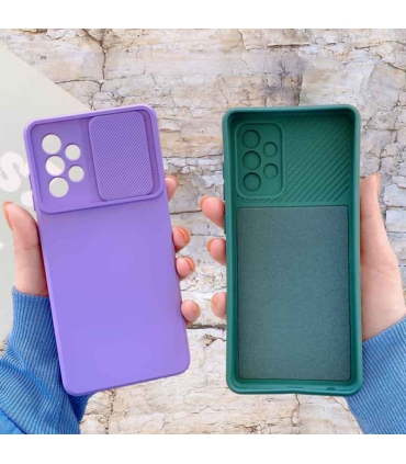 قاب سیلیکونی محافظ لنز دار Slide Camera Lens Case Samsung A31