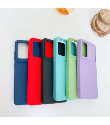 قاب سیلیکونی محافظ لنز دار Slide Camera Lens Case Samsung A51