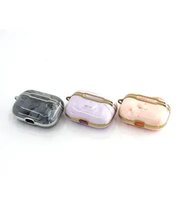 قاب لاکچری ایرپاد پرو QY Case Marble Airpods Pro