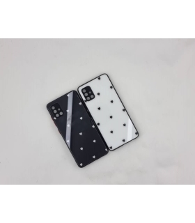 قاب پشت گلس محافظ لنز دار Glass Case Samsung A72