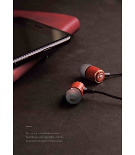 هندزفری Polo Mahogany wood in-earphone
