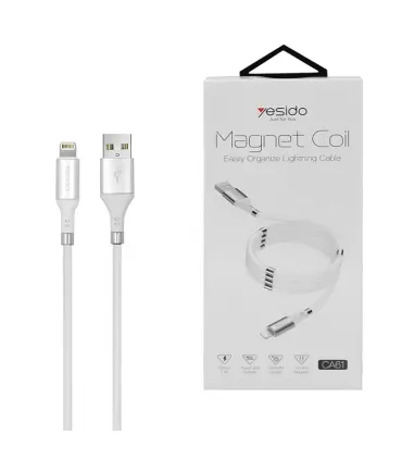 کابل لایتنینگ مگنتی Yesido CA61 Lightning Cable 1m