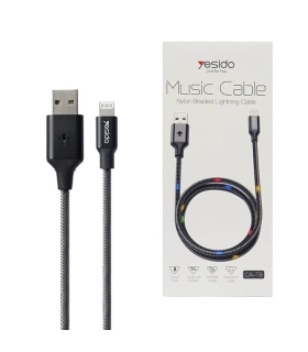 کابل موزیک USB به لایتنینگ یسیدو مدل CA-T6 طول 1.2 متر 2.4 آمپر
