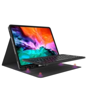 کاور کیبورددار آیپد پرو گرین Green Leather Case Wireless Keyboard iPad Pro11 2021/2020