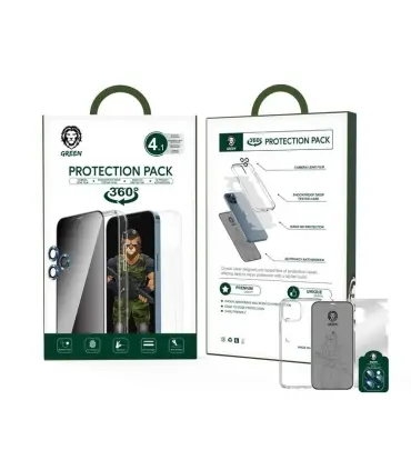 پک 4 عددی گرین Green 4 in 1 360° Privacy Protection Pack Iphone 12 pro max