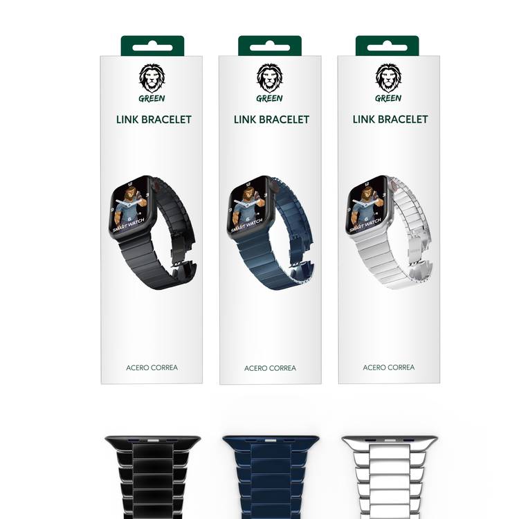 بند اپل واچ Green Link Bracelet for 