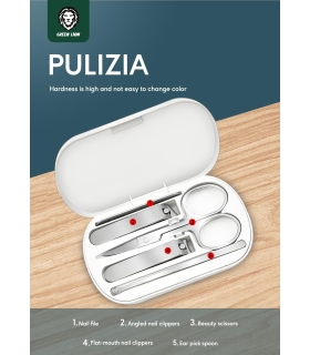 پک 5 عددی ناخن گیر گرین Green Lion Pulizia 5in