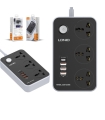 چندراهی برق و USB الدینیو با خروجی تایپ سی مدل LDNIO SC3412