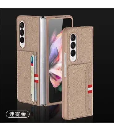 قاب سامسونگ زد فولد 3 چرمی کارت خور Case GKK Galaxy Z FOLD 3|قاب لاکچری چرمی کارت خور سامسونگ Z FOLD 3 برند GKK طراحی حرفه ای و ضد صربه برشکاری دقیق با حساسیت بالا مقاوم در برابر ضربات و سقوط بسیار سبک و خوش دست تولید شده در رنگ زیبا طراحی لوکس و لاکچری کیفیت ساخت بالا ساخت کمپانی مشهور GKK