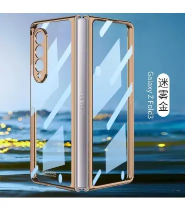 قاب سامسونگ زد فولد 3 شفاف محافظ دار Case GKK Galaxy Z FOLD 3|قاب لاکچری محافط صفحه شفاف سامسونگ Z FOLD 3 برند GKK طراحی حرفه ای و ضد صربه برشکاری دقیق با حساسیت بالا مقاوم در برابر ضربات و سقوط بسیار سبک و خوش دست تولید شده در رنگ زیبا طراحی لوکس و لاکچری کیفیت ساخت بالا ساخت کمپانی مشهور GKK