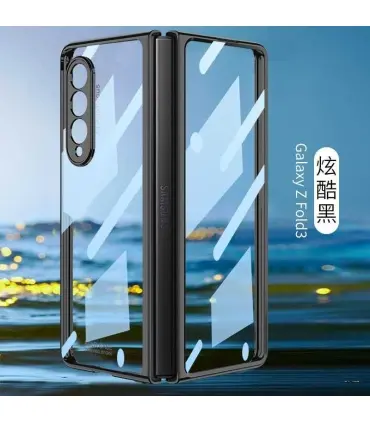 قاب سامسونگ زد فولد 3 شفاف محافظ دار Case GKK Galaxy Z FOLD 3|قاب لاکچری محافط صفحه شفاف سامسونگ Z FOLD 3 برند GKK طراحی حرفه ای و ضد صربه برشکاری دقیق با حساسیت بالا مقاوم در برابر ضربات و سقوط بسیار سبک و خوش دست تولید شده در رنگ زیبا طراحی لوکس و لاکچری کیفیت ساخت بالا ساخت کمپانی مشهور GKK