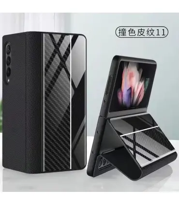 کیف سامسونگ زد فولد 3 کریستالی طرح کربن Bag GKK Galaxy Z FOLD 3|کیف کریستالی طرح کربن سامسونگ Z FOLD 3 برند GKK طراحی حرفه ای و ضد صربه برشکاری دقیق با حساسیت بالا مقاوم در برابر ضربات و سقوط بسیار سبک و خوش دست تولید شده در رنگ زیبا طراحی لوکس و لاکچری کیفیت ساخت بالا ساخت کمپانی مشهور GKK