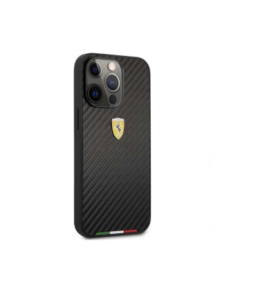 قاب اورجینال کربنی CG Mobile Leather Case Ferrari Iphone 13pro Max