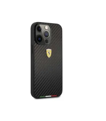 قاب اورجینال کربنی CG Mobile Leather Case Ferrari Iphone 13pro