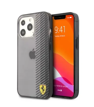 قاب ایفون 13 پرو مکس فراری کد1 CG Mobile FERRARI Iphone 13pro Max|قاب ایفون 13 پرو مکس قاب اصل فراری ایفون 13 پرو مکس&nbsp; CG MOBILE زیبای و جذابیت کلاسیک مقاومت بالا در ضربات احتمالی تهیه شده از مواد درجه یک کمپانی معروف CG MOBILE&nbsp; لوگوی فراری طراحی بی نظیر و شیک این محصول دارای مجوز رسمی فراری CG Mobile است