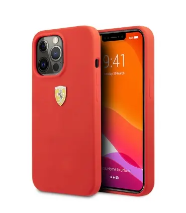 قاب اورجینال سیلیکونی CG Mobile SILICONE Case FERRARI Iphone 13pro