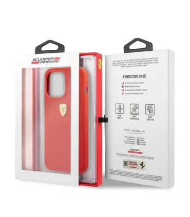 قاب اورجینال سیلیکونی CG Mobile SILICONE Case FERRARI Iphone 13pro