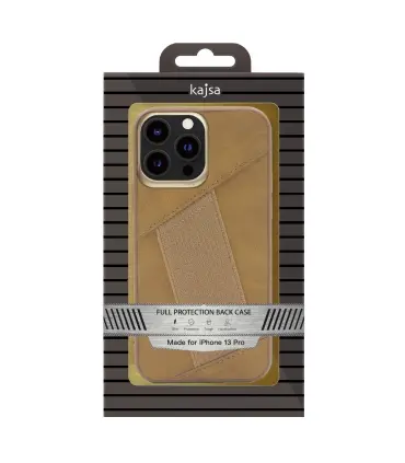 قاب چرمی Case Kajsa Elastic Hand Grip Iphone 13pro